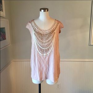 Beautiful light pink hobo shirt